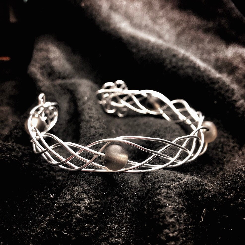 Celtic Thistle Bracelet – Celtic Crystal Design Jewelry